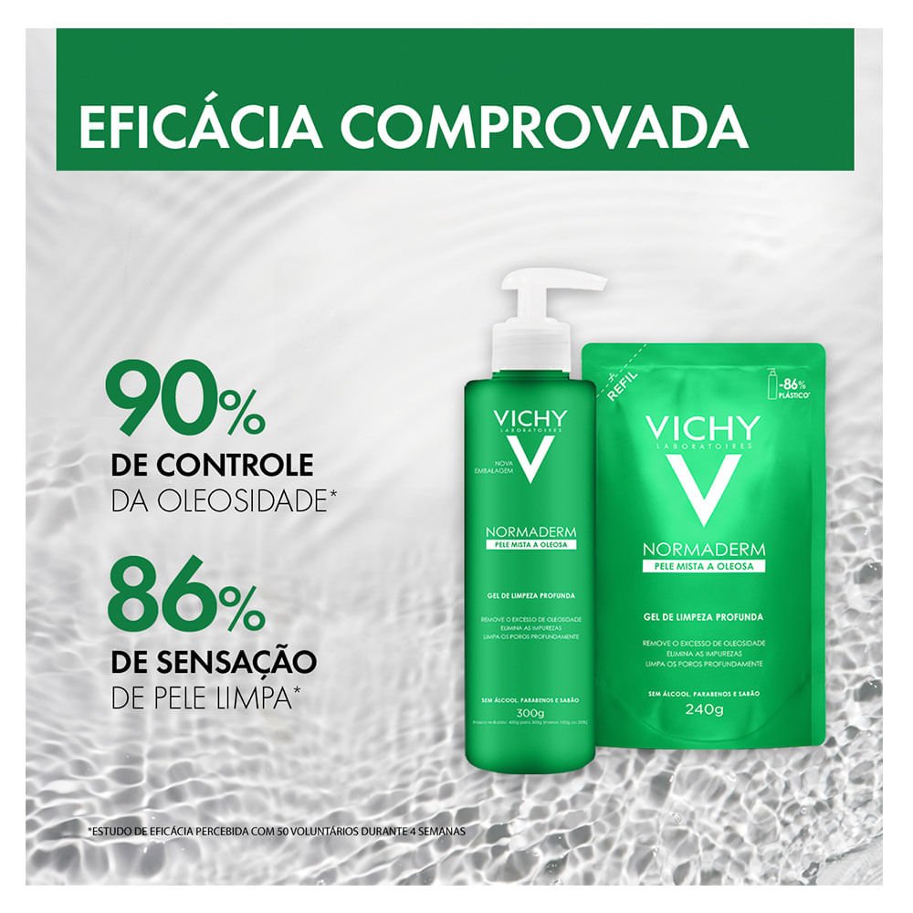 Gel de Limpeza Profunda Vichy Normaderm Refil 240g 2