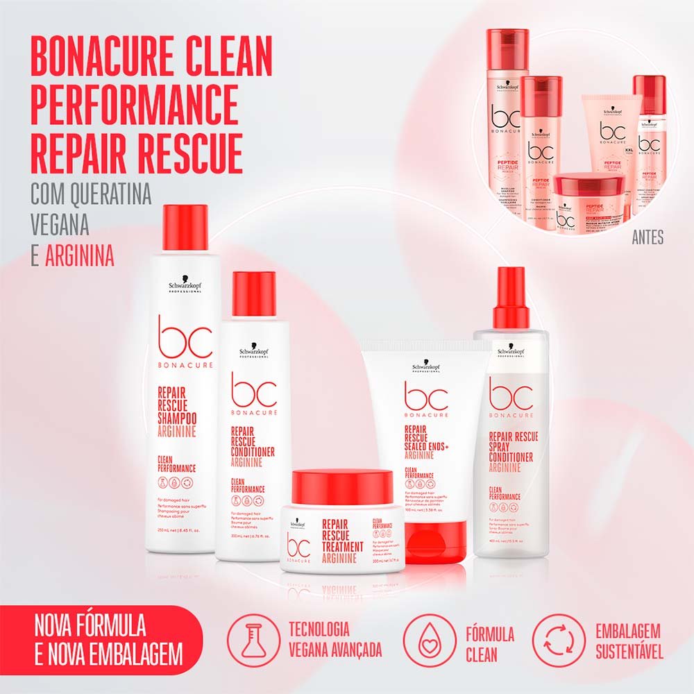 Schwarzkopf BC Clean Performance  Repair Rescue - Shampoo 1L 3
