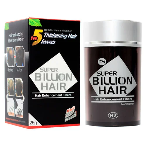 Super Billion Hair - Disfarce para Calvície 25g Preto 4