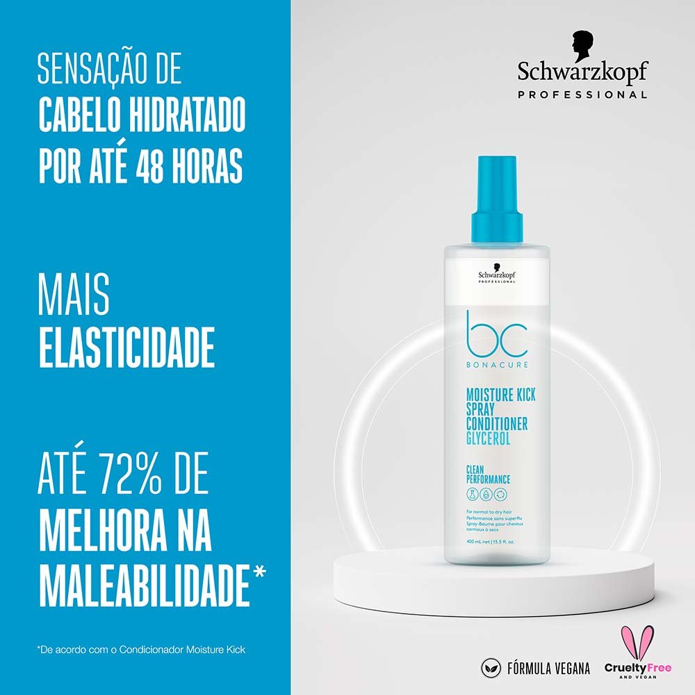 Schwarzkopf BC Clean Performance Moisture Kick - Spray Condicionante 400ml 3