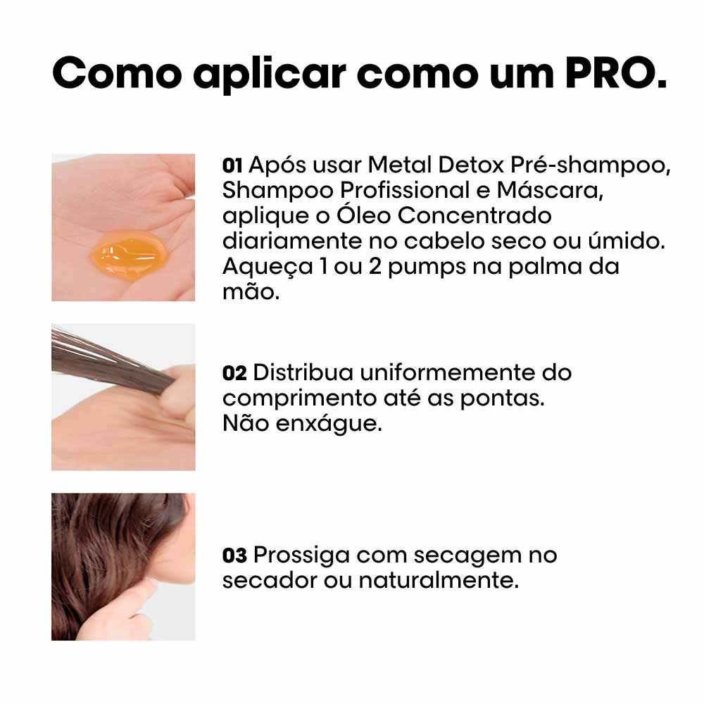 L’Oreal Professionnel Metal Detox Óleo Concentrado 50ml 8