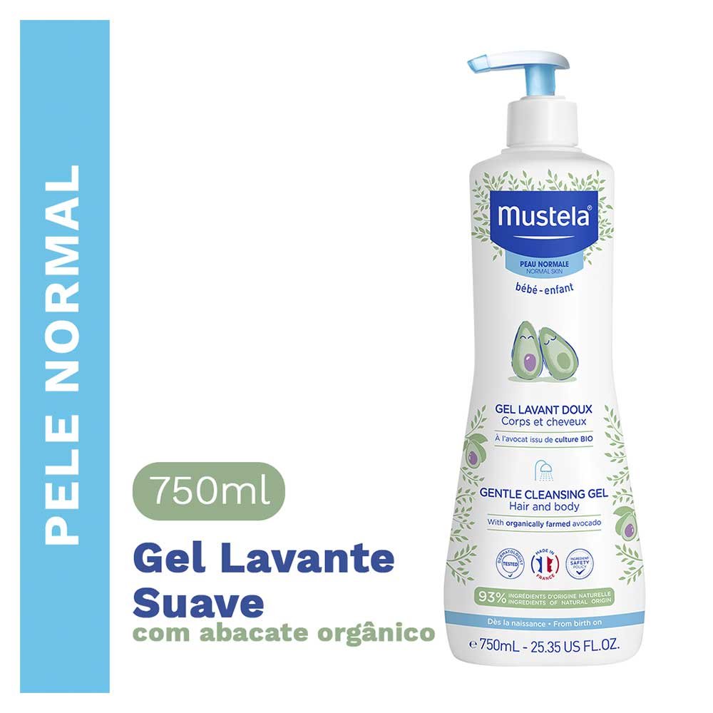 Gel Lavante Mustela Corpo e Cabelo ÚNICO 3