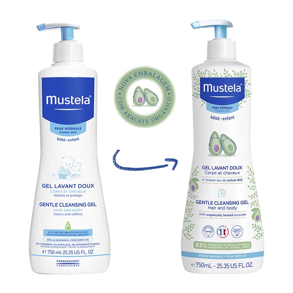 Gel Lavante Mustela Corpo e Cabelo ÚNICO 7