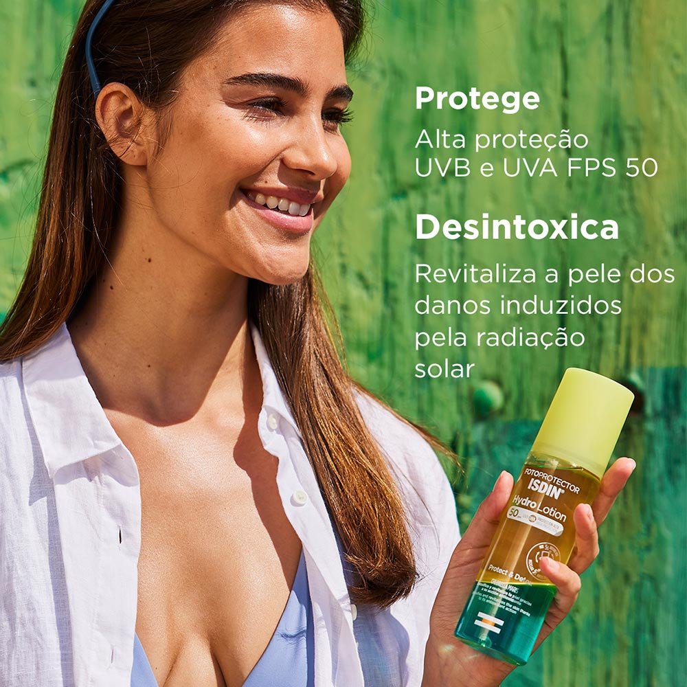 Protetor Solar Corporal Isdin -  Fotoprotector Hydrolotion FPS 50 200ml 2