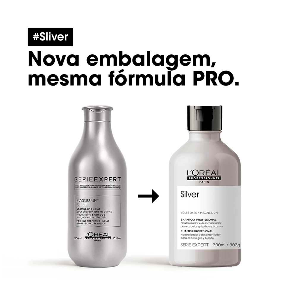 L'Oréal Professionnel Magnesium Silver - Shampoo 300ml 4