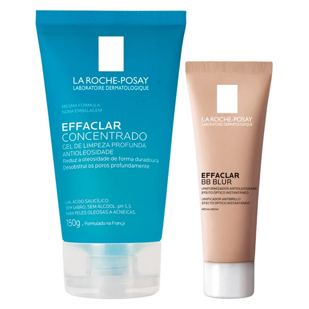 La Roche-Posay Kit - Effaclar Gel + Effaclar BB Blur Media ÚNICO 1