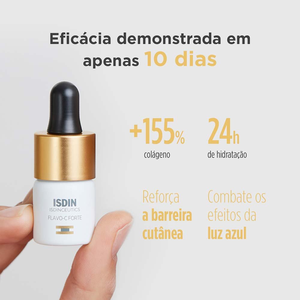 Sérum Com Vitamina C pura 15% ISDINCEUTICS - Flavo C Forte com 3 Uni ÚNICO 2