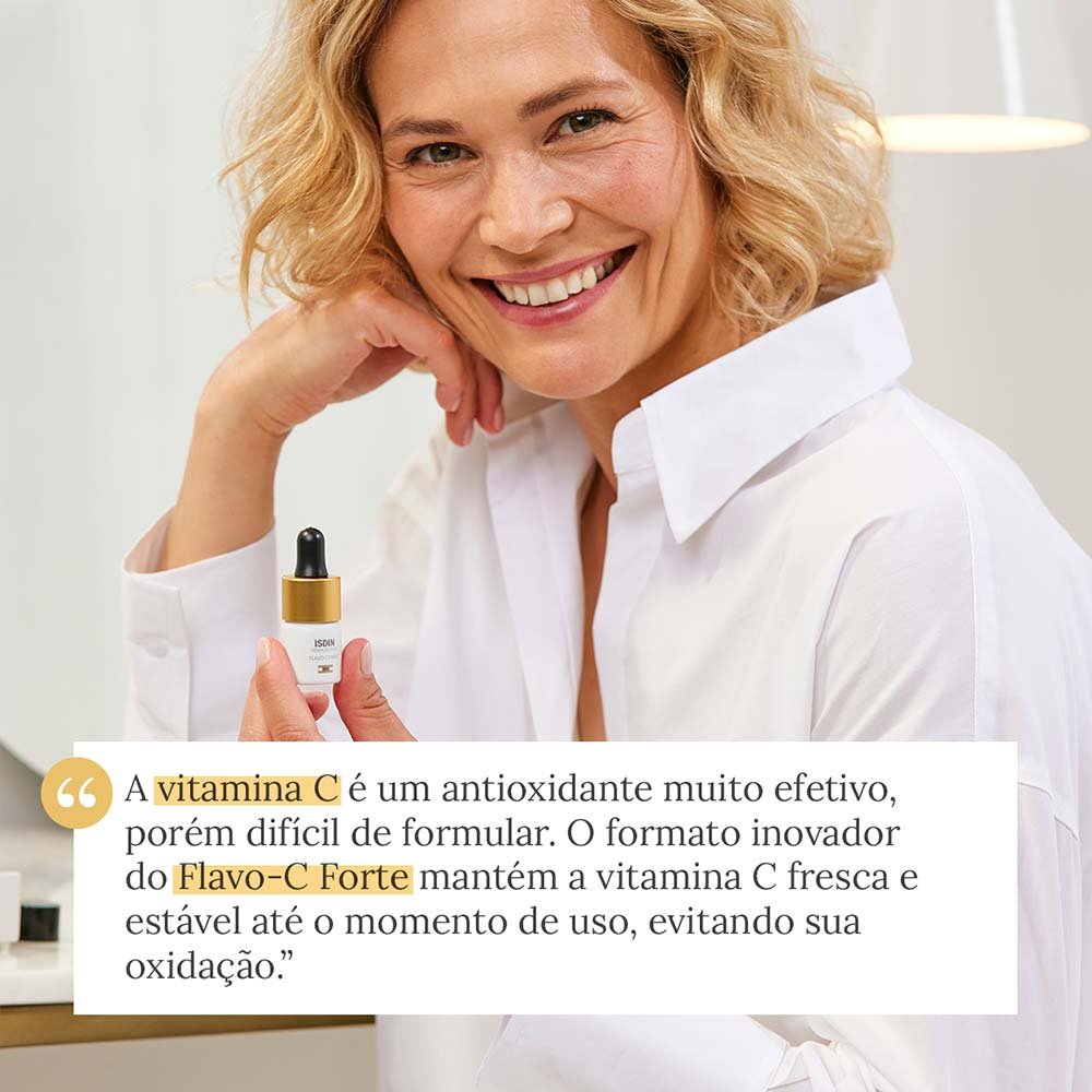 Sérum Com Vitamina C pura 15% ISDINCEUTICS - Flavo C Forte com 3 Uni ÚNICO 8