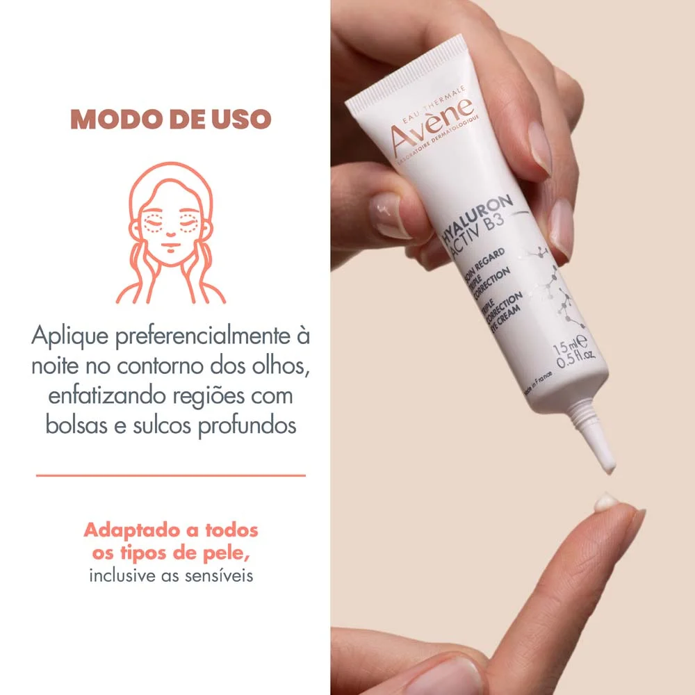 Creme Anti Idade Avène Hyaluron Activ B3 Olhos 15ml 5