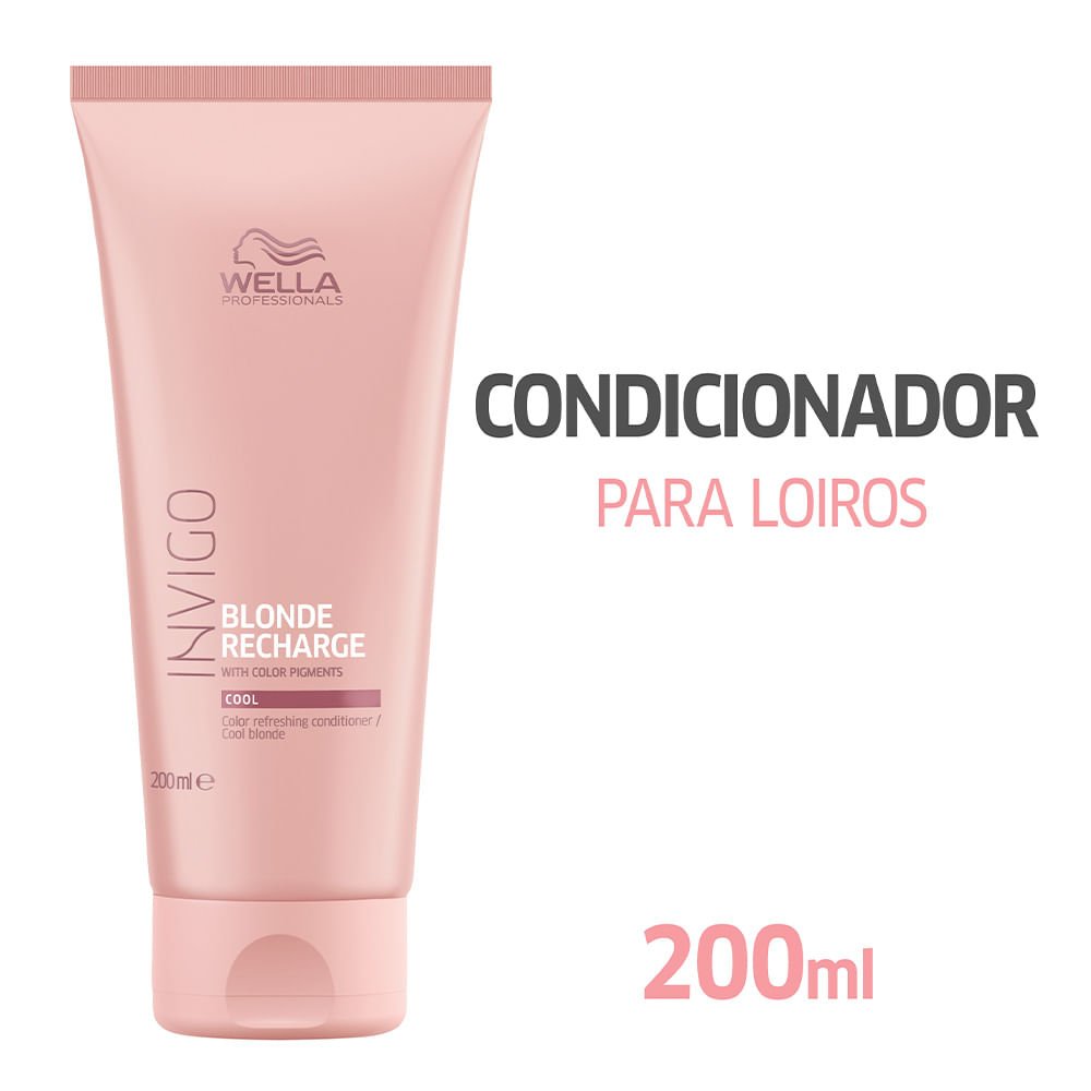 Wella Professionals Cool Blond Recharge Invigo - Condicionador 200ml 3