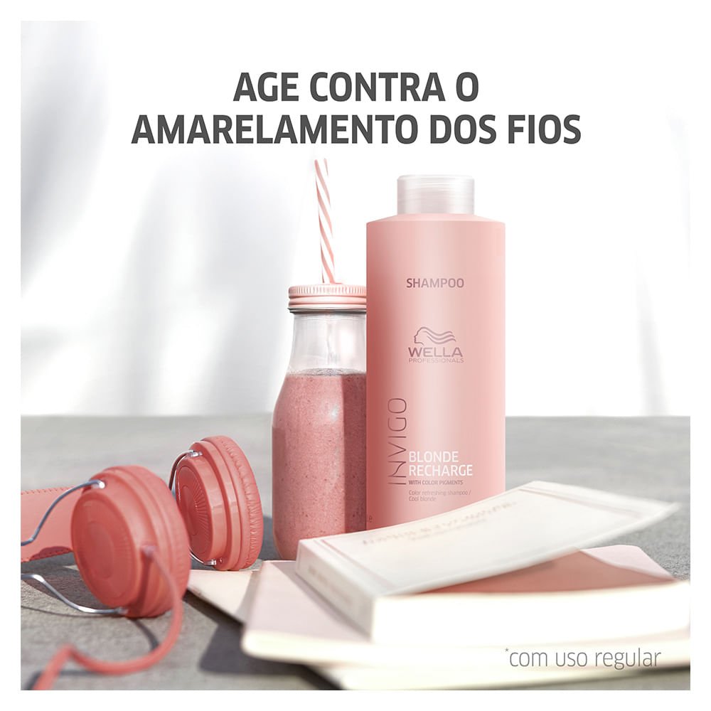 Wella Professionals Cool Blond Recharge Invigo - Condicionador 200ml 4