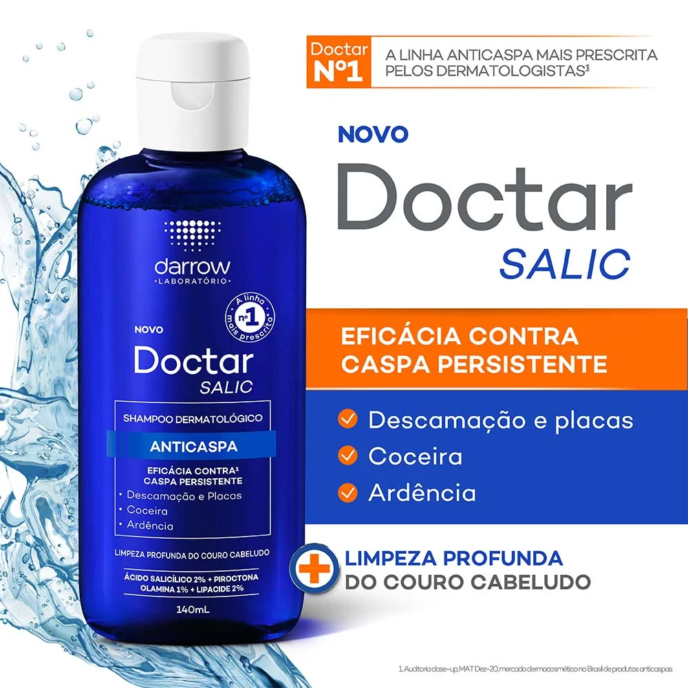 Darrow Doctar Salic Shampoo Anticaspa 140ml 140ml 4