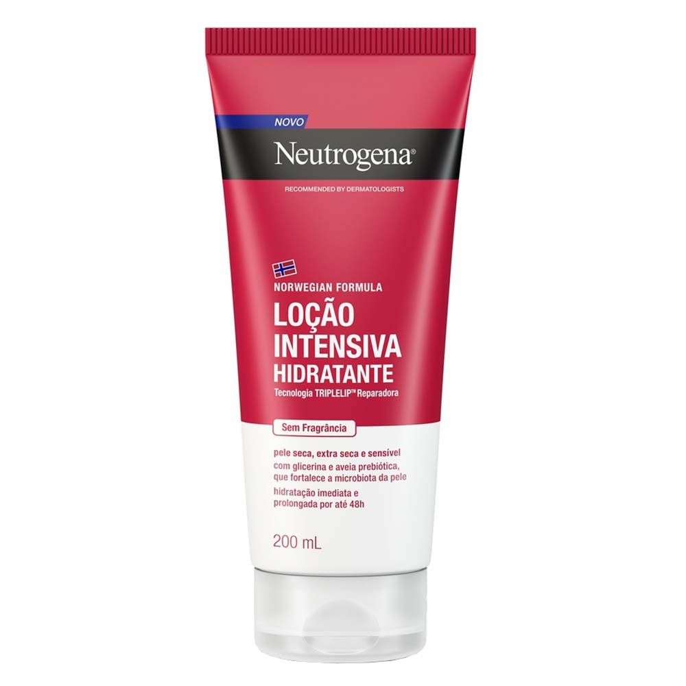 Hidratante Corporal Intensivo Neutrogena Norwegian sem Fragrância 200ml 2