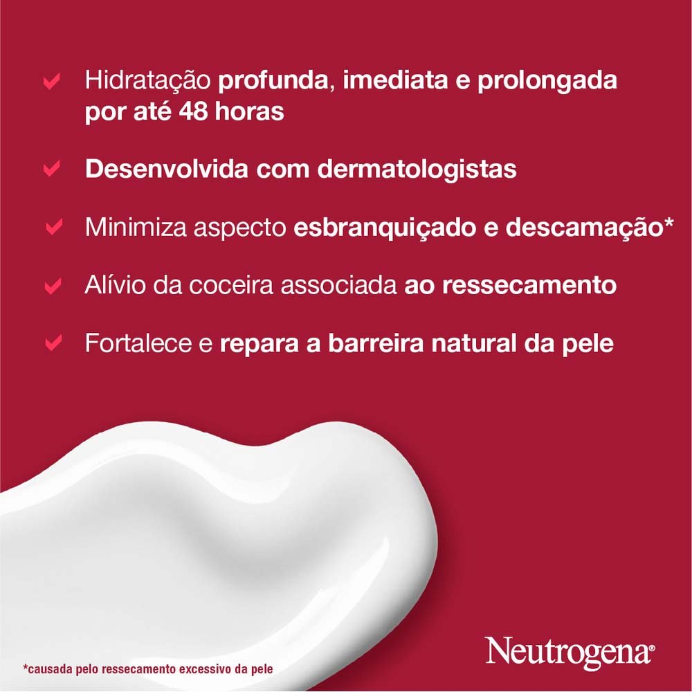 Hidratante Corporal Intensivo Neutrogena Norwegian sem Fragrância 200ml 5