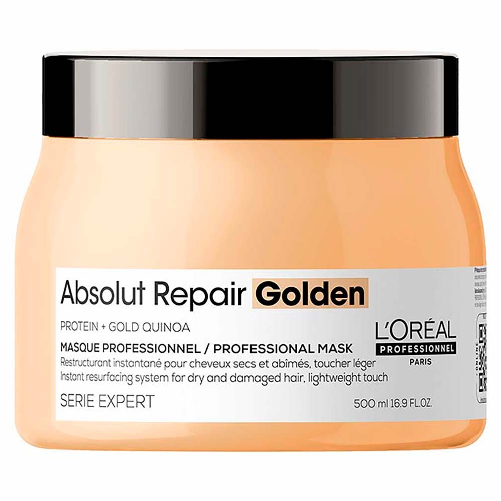 L'Oréal Professionnel Absolut Repair Gold Quinoa + Protein - Máscara Light de Tratamento 500ml 1