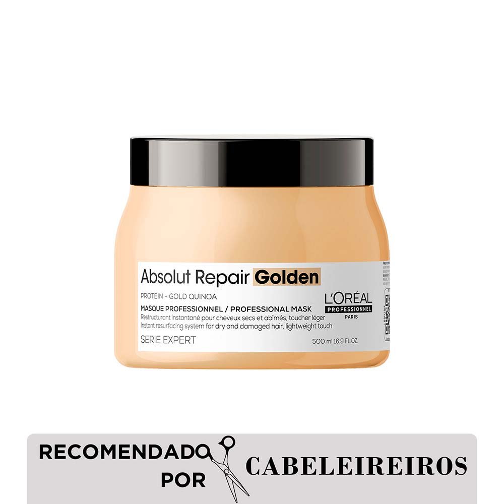 L'Oréal Professionnel Absolut Repair Gold Quinoa + Protein - Máscara Light de Tratamento 500ml 2