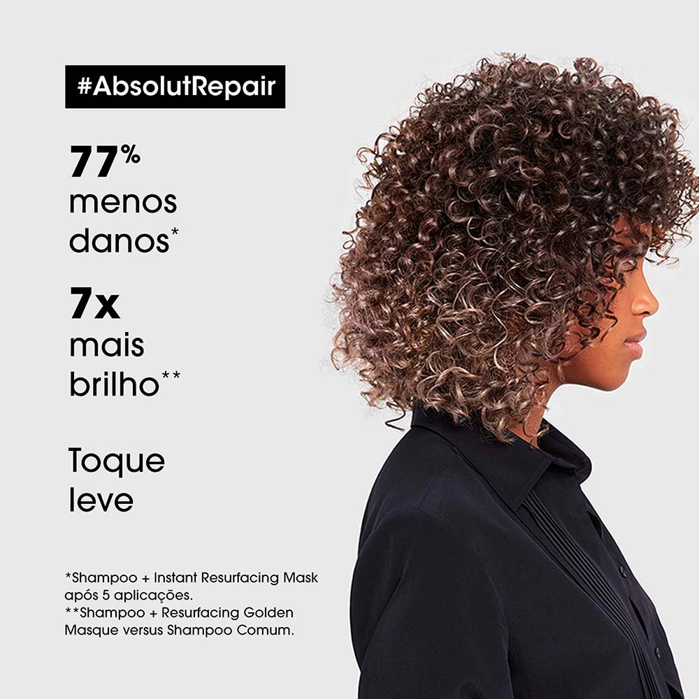 L'Oréal Professionnel Absolut Repair Gold Quinoa + Protein - Máscara Light de Tratamento 500ml 6