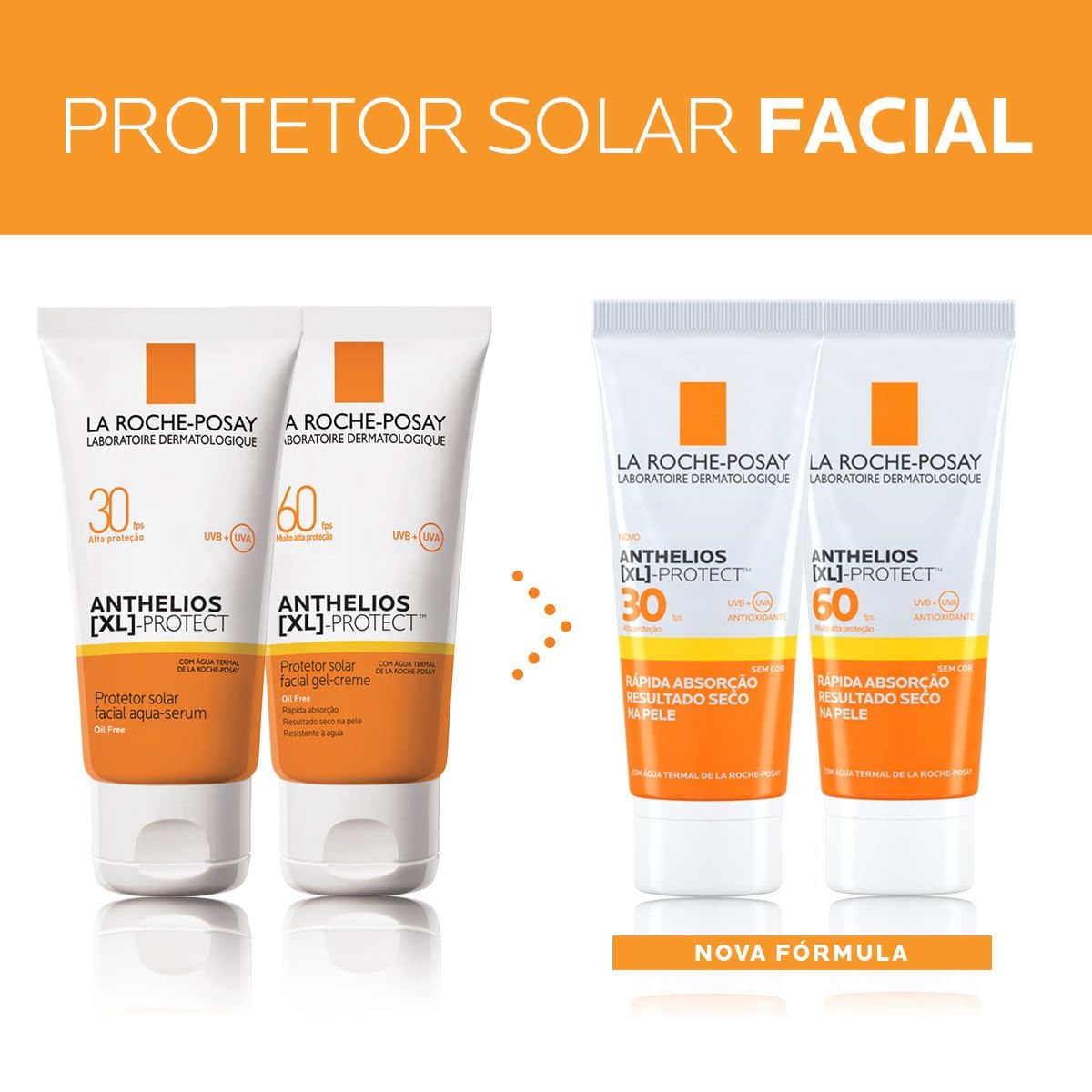 Protetor Solar Facial La Roche-Posay - Anthelios XL Protect FPS 30 40g 5