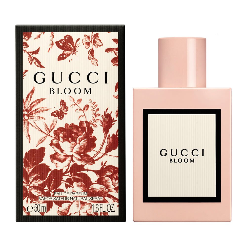 GUCCI BLOOM 50ml フラワーデザイン付き Gucci Bloom Gucci - Perfume Feminino - Eau de Parfum 50ml