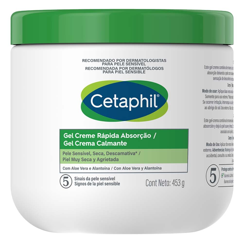 Gel Creme Cetaphil Rápida Absorção com Aloe Vera 453g 1