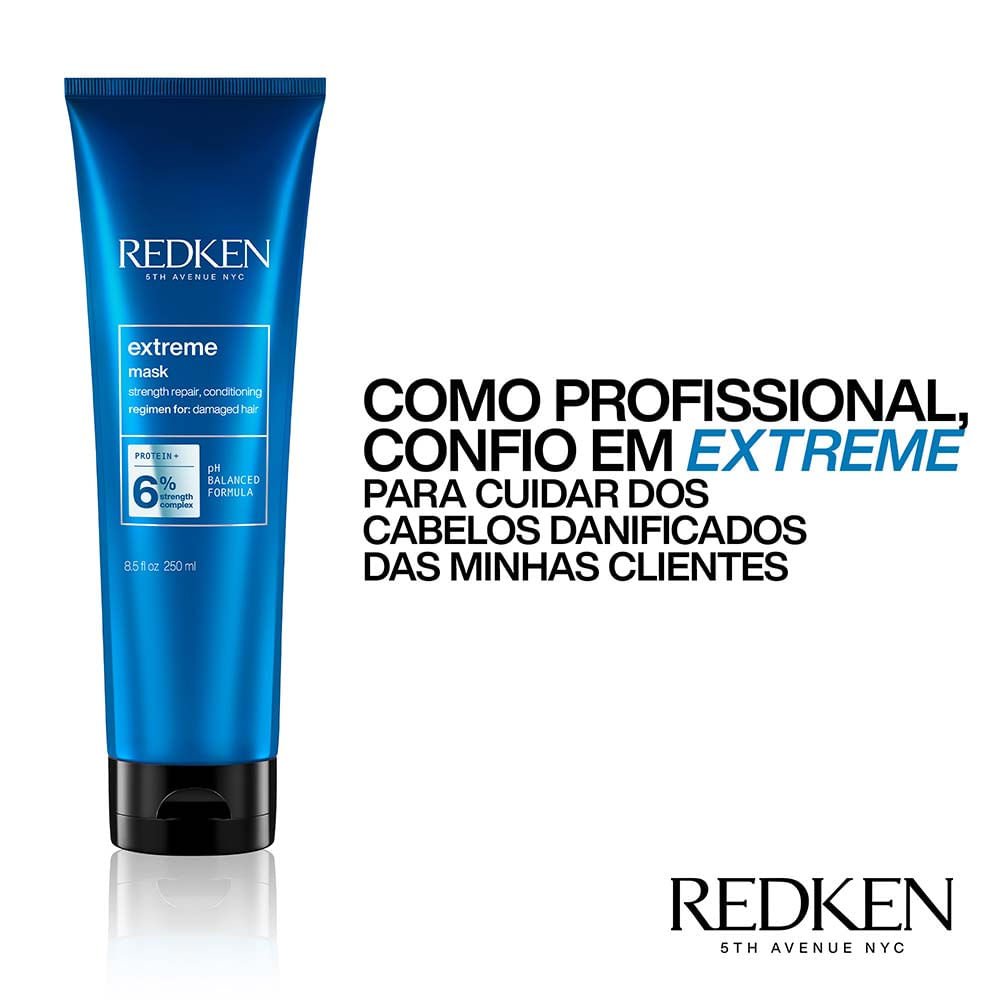 Redken Extreme Strength Builder Plus - Máscara de Reconstrução 250ml 7