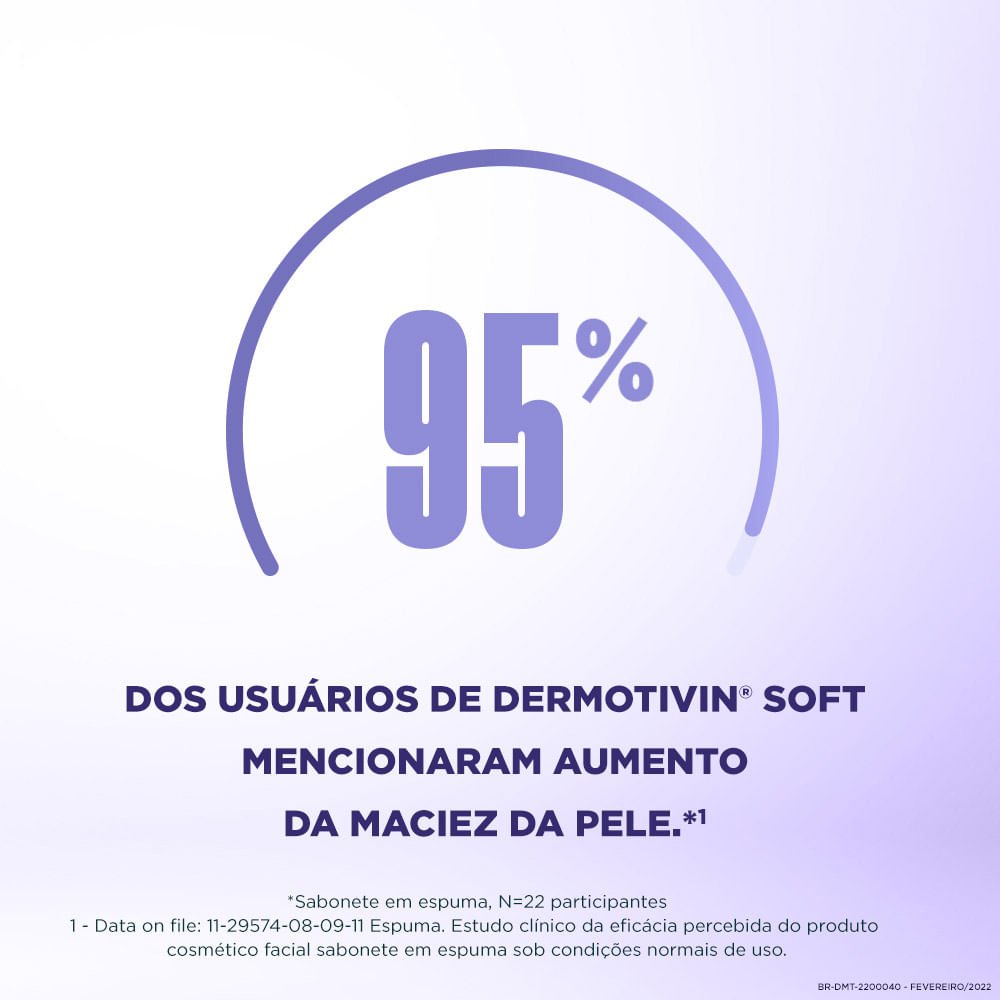 Espuma de Limpeza Facial para Pele Seca ou Sensibilizada Dermotivin Soft 130ml 7