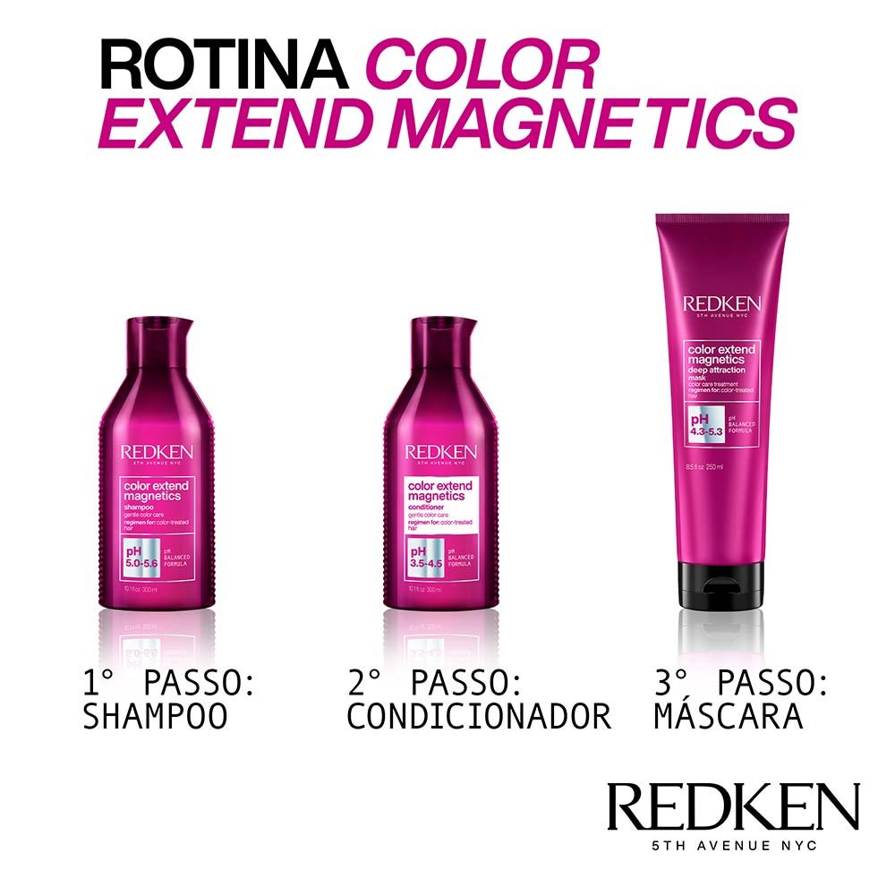 Redken Color Extend Magnetics Deep Attraction - Máscara Capilar ÚNICO