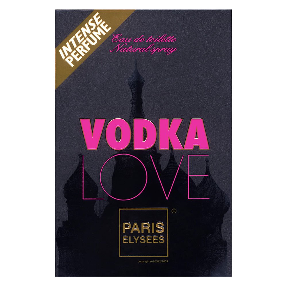 Vodka Love Paris Elysees - Perfume Feminino - Eau de Toilette 100ml 3