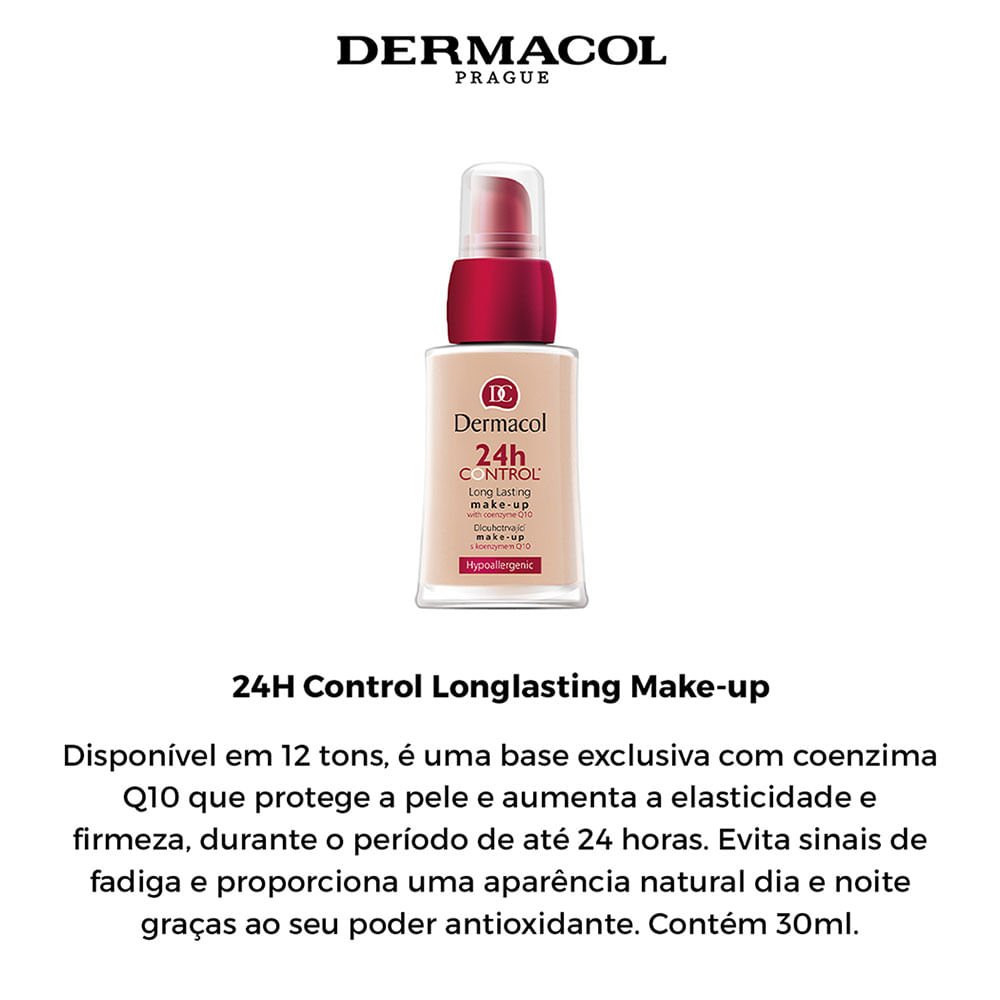 Base Cremosa Control Longlasting Make-Up Dermacol Cor N3 4