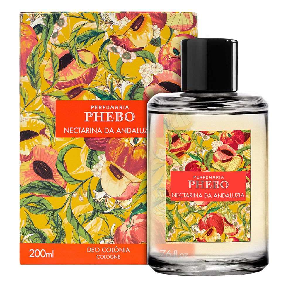 Nectarina de Andaluz Phebo Deo Colônia Unissex 200ml 1