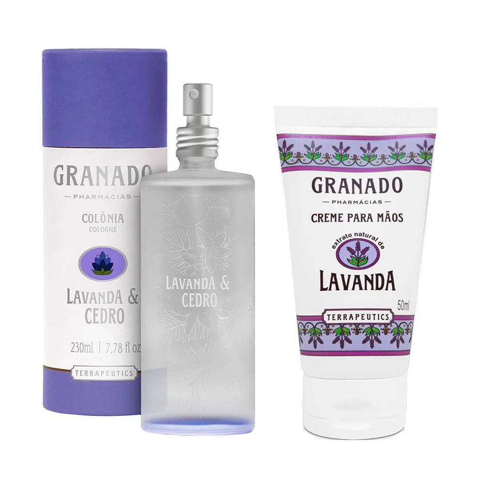 Granado Lavanda e Cedro Granado Kit - EDG 230ml + Creme de Mãos ÚNICO 1