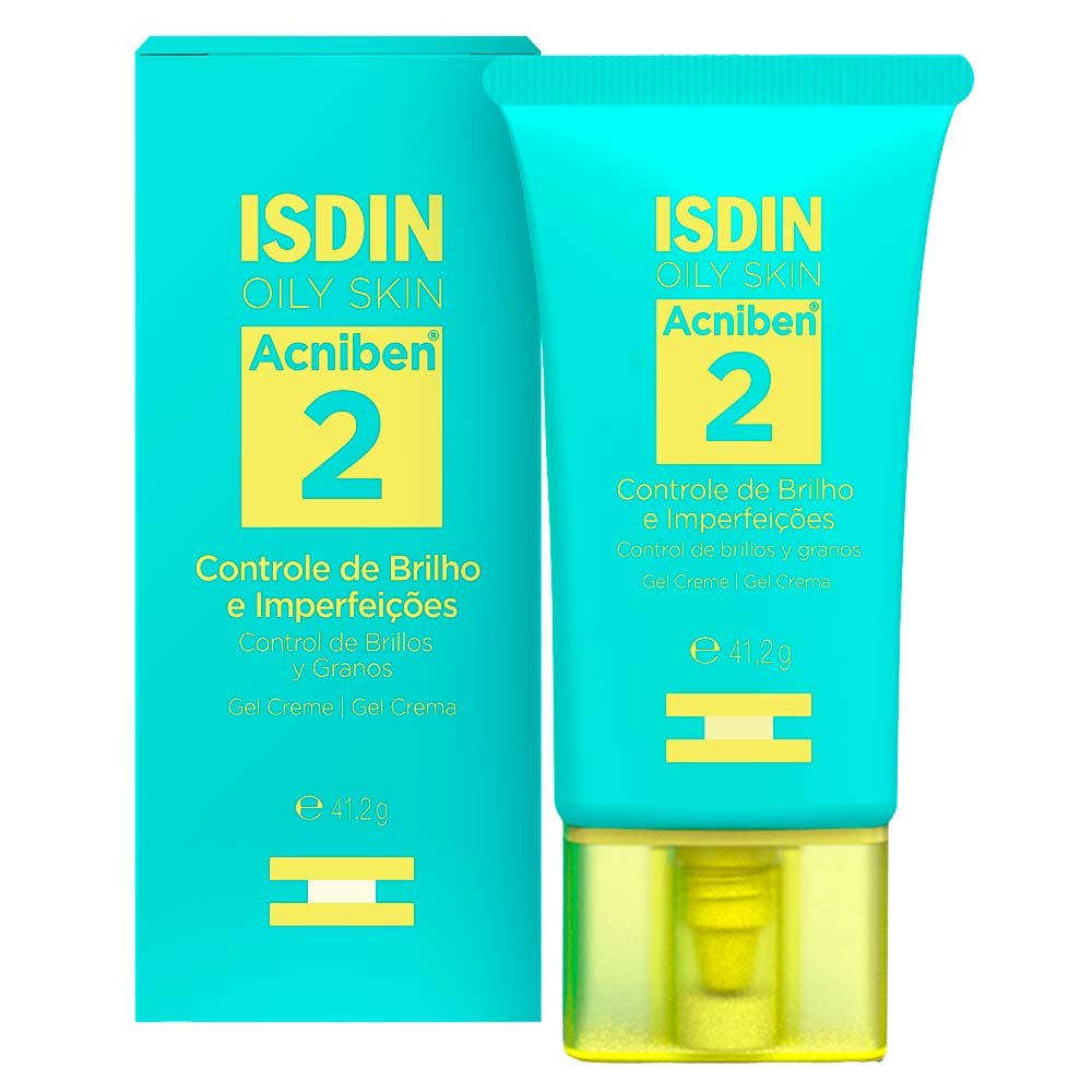 Gel Creme Facial para Controle de Brilho ISDIN Acniben 41,2g 1