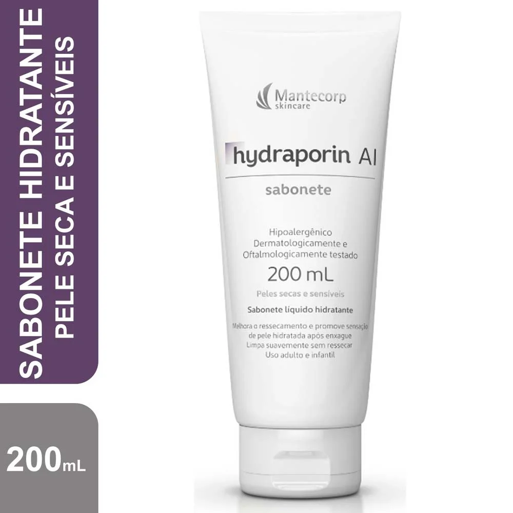 Sabonete Líquido Facial Mantecorp - Hydraporin AI 200ml