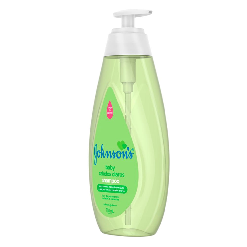 Johnson Baby Shampoo para Cabelos Claros 750ml