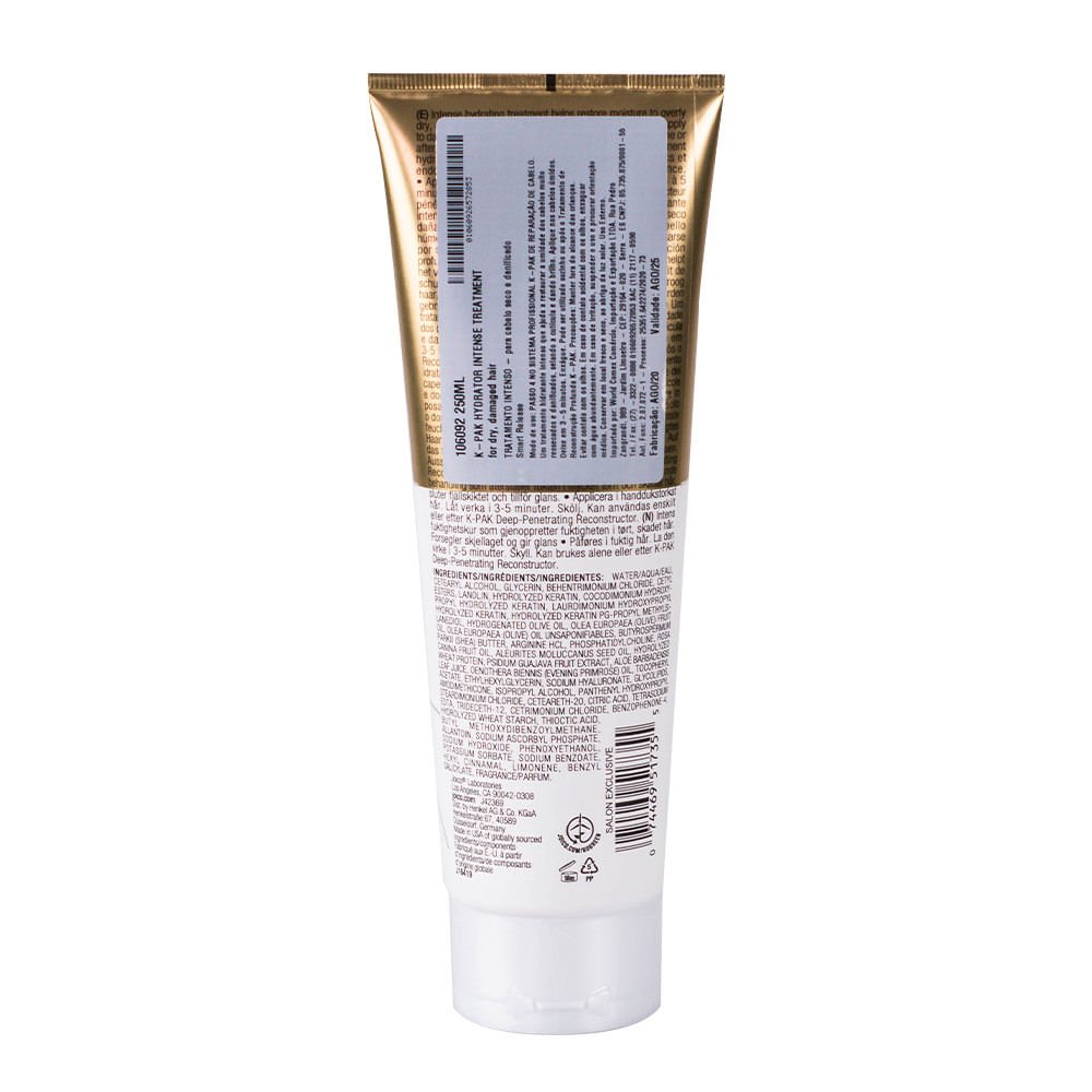 Joico K-Pak Hydrator Intense Treatment for Dry - Tratamento Capilar 250ml 2