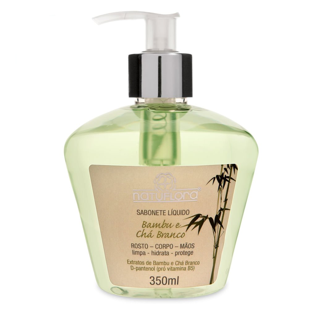 Sabonete Líquido Natuflora - Bamboo e Chá Branco 350ml 1