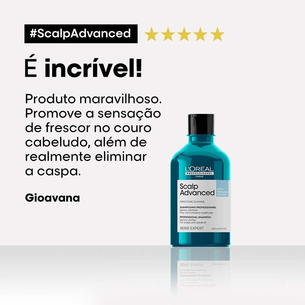 L'Oréal Professionnel Scalp Dermo Clarifier Shampoo Anticaspa ÚNICO 7