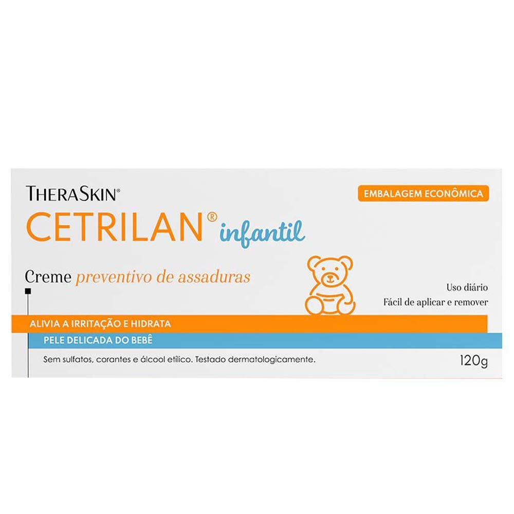 Cetrilan Creme Theraskin - Creme Preventivo de Assaduras 120g 2