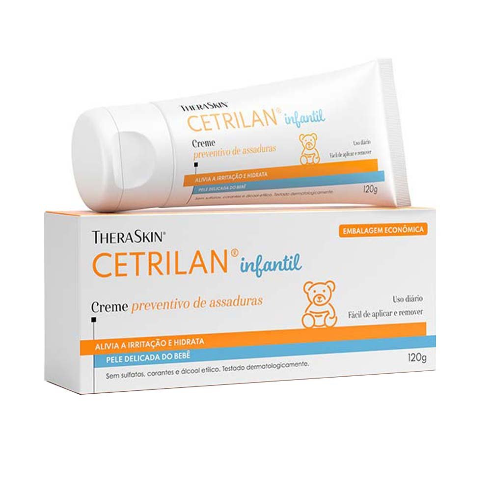 Cetrilan Creme Theraskin - Creme Preventivo de Assaduras 120g 3