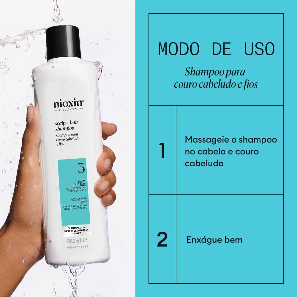 Shampoo Nioxin System 3 300ml 5