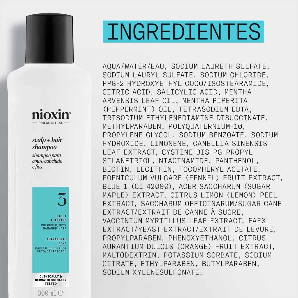 Shampoo Nioxin System 3 300ml 8
