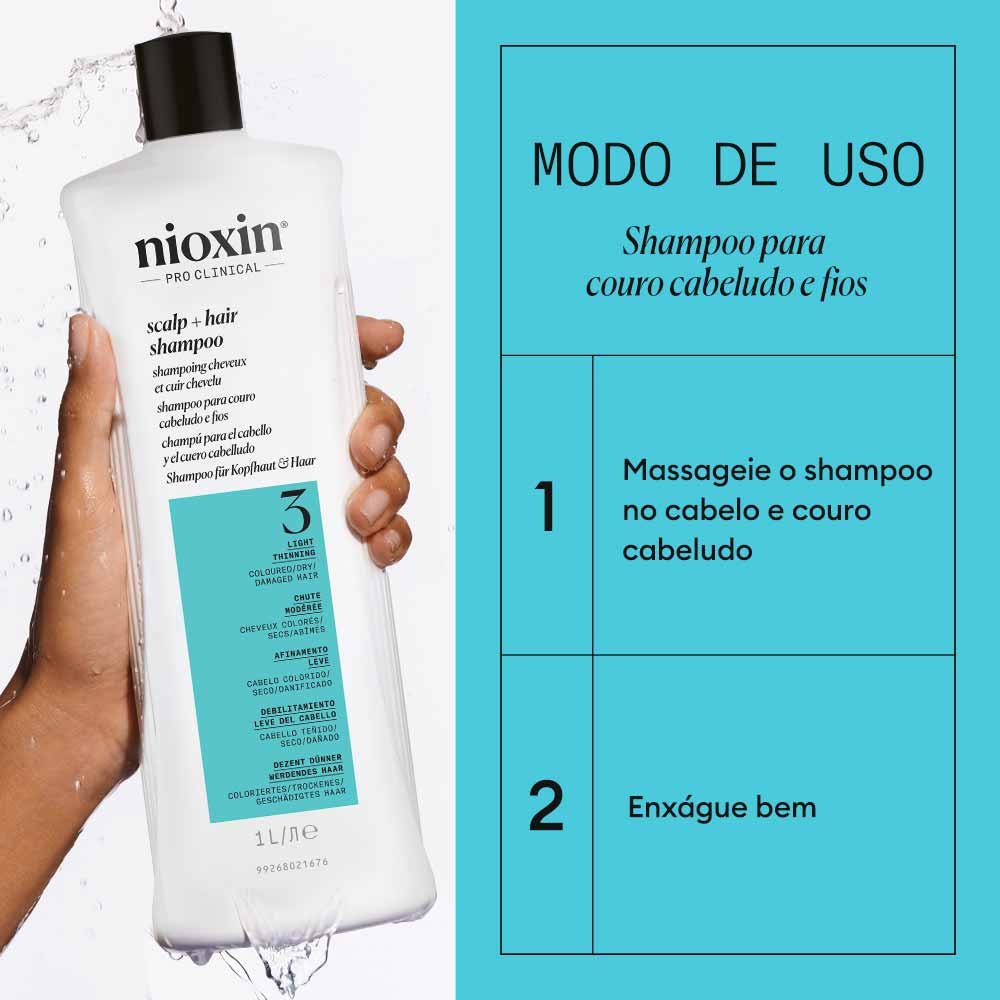 Shampoo Nioxin System 3 1L 5