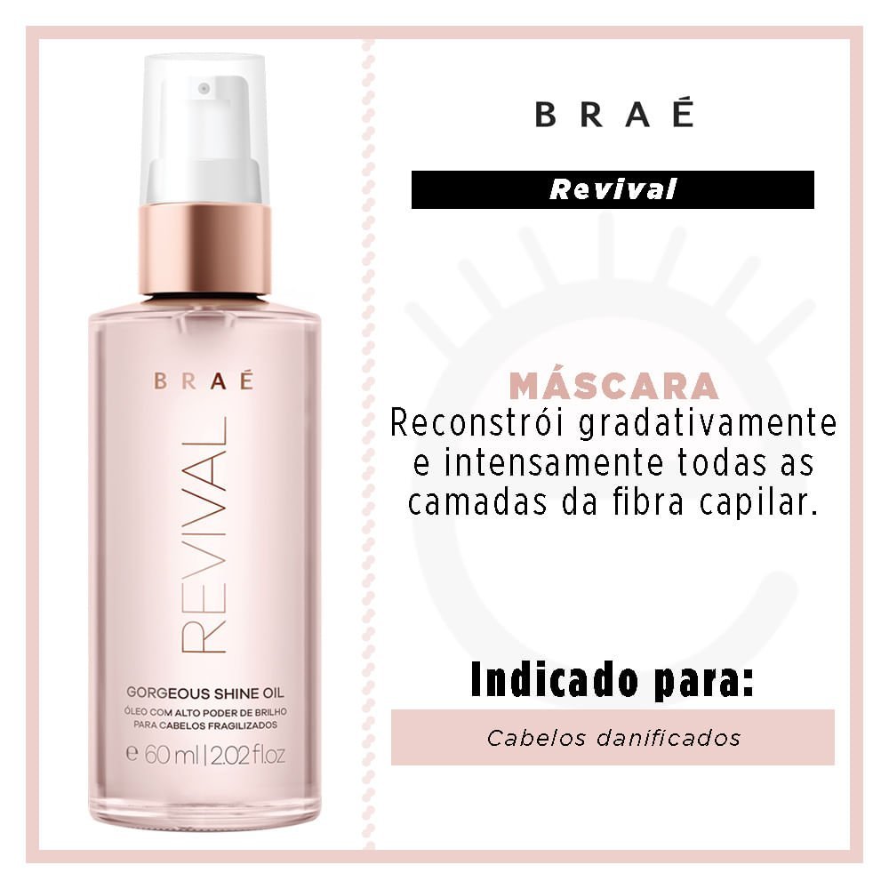Revival Gorgeous Oil Braé - Finalizador 60ml 2
