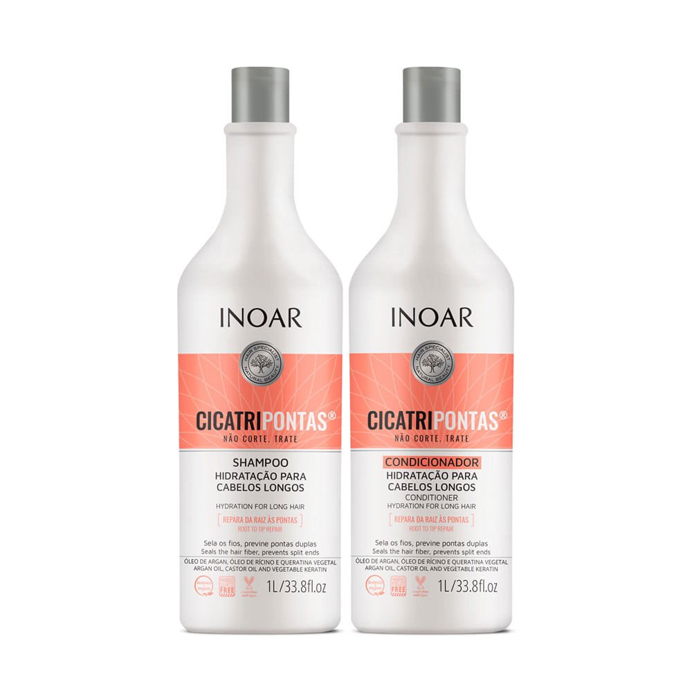 Inoar Cicatripontas Kit - Shampoo + Condicionador ÚNICO 1
