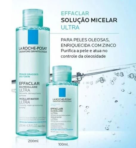Solução Micelar Pele Oleosa La Roche-Posay - Effaclar Eau Micellaire Ultra 200ml 4