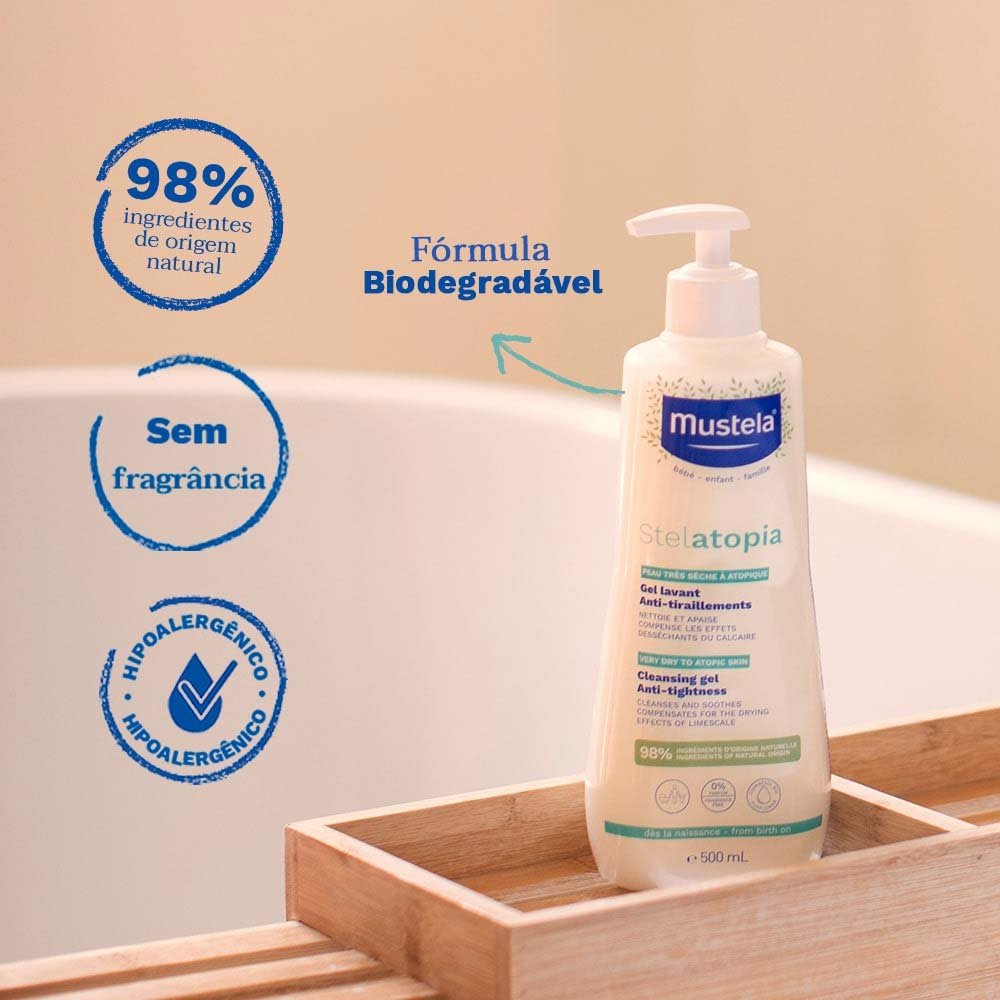 Gel Lavante Mustela Stelatopia ÚNICO 5