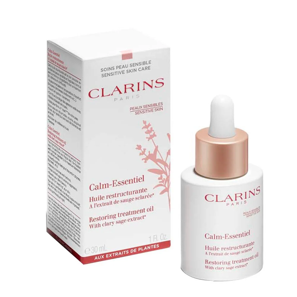 Óleo de Tratamento Clarins Calm Essentiel Restoring Treatment Oil 30ml 2
