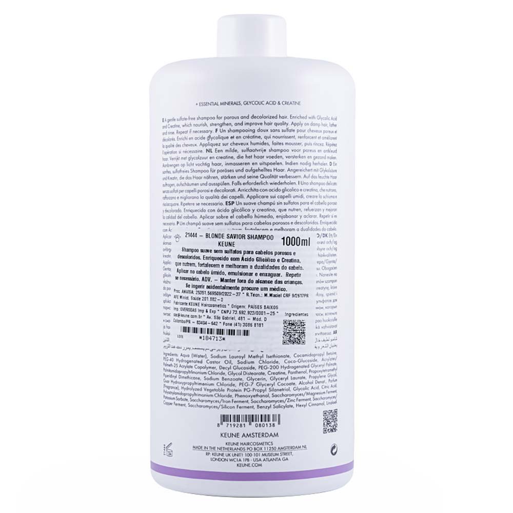 Keune Care Blonde Savior Shampoo 1L 2