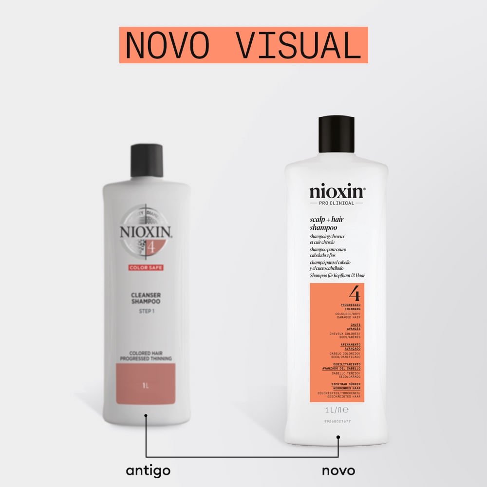 Shampoo Nioxin System 4 1L 3