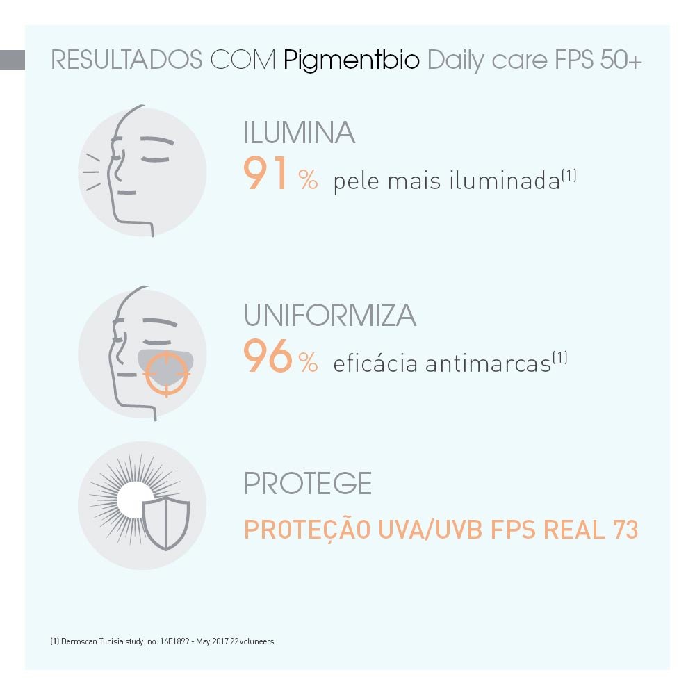 Creme Facial Bioderma Pigmentbio Daily Care 50+ 40ml 5